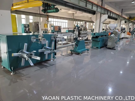 PVC PE singola parete elettrica tubo di tubo ondulato macchina con ABB Invertger