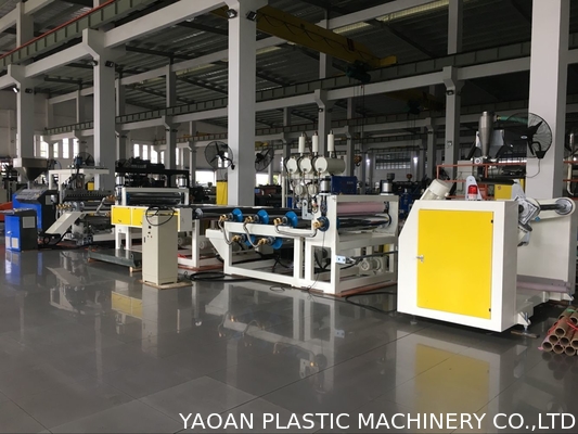 Capacità a macchina variopinta della macchina 120-200kg/Hr dell'estrusione del film della colata del nastro dei pp
