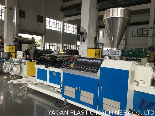 Linea di plastica operazione facile dell'estrusione del tubo della macchina pp dell'estrusione del tubo dell'invertitore di ABB