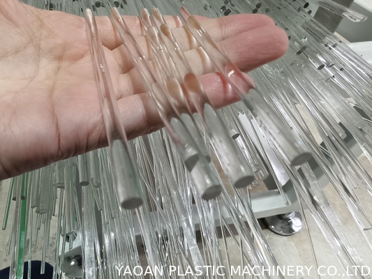 CE Single Screw Extruder Machine Linea di produzione di barre acriliche trasparenti