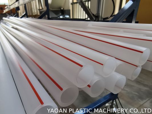 Plastico PE HDPE PPR Acqua Gas Oil Supply Pipe Tube Extrusion Production Line Single Screw Extruder Hose Making Machine