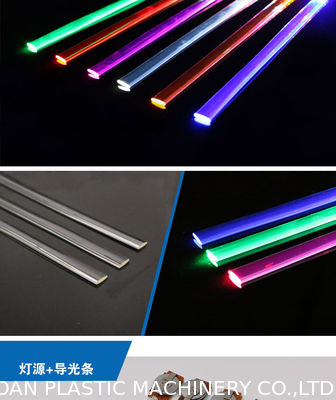 AF-65 TPU Solid Sticks Bar & Tubes Linea di produzione di estrusione per strisce guida di luce a LED