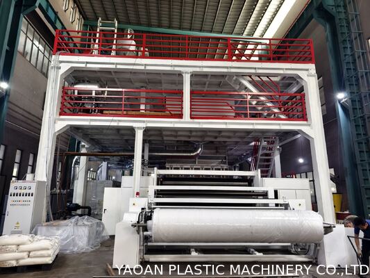 Macchina per tessuto non tessuto PP Spunbond ad alta resa e tecnologia avanzata per produzione da 1600 mm, 2400 mm, 3200 mm