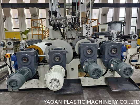 TPU Spunlace Bonded Toe Puff Extruding Machine,EVA Nonwoven Composite Heel Counter Sheet Line