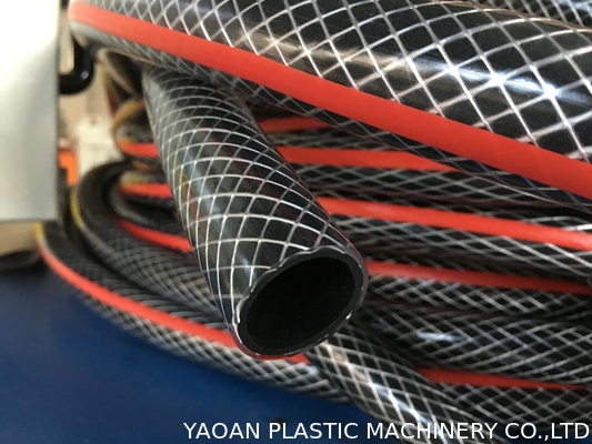 Linea di produzione a fibra rinforzata del tubo flessibile della macchina/PVC dell'estrusione del tubo flessibile di giardino del PVC
